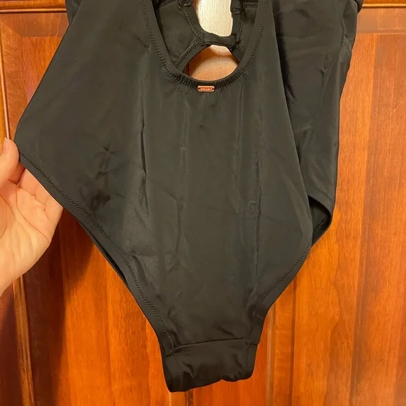 PINK Victoria's Secret Black One Piece Swimwear - Picture 9 of 12